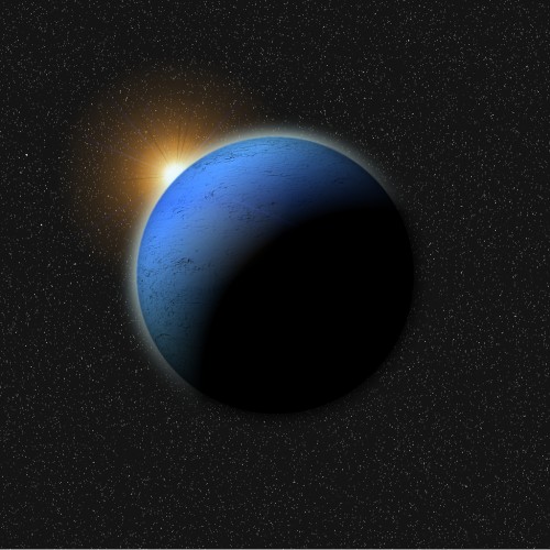 GIMP 9 Planeta s hvězdou