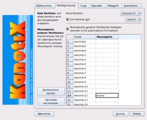 kanotix installer