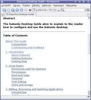 kubuntu 6.10: 06_uzivatelska_prirucka_obsah