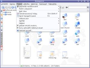 kubuntu 6.10: 08_konqueror_ukazat_skryte_soubory