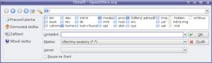 kubuntu 6.10: 10_otviraci_dialog_ooo_skryte_soubory_zobrazeny