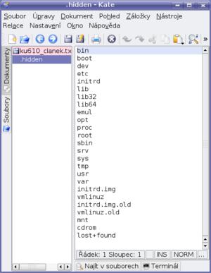 kubuntu 6.10: 11_obsah_souboru_hidden