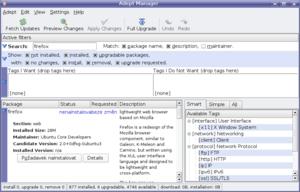 kubuntu 6.10: 16_adept_manager_nainstalovat_firefox