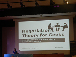 Lydia Pintscher: Negotiation Theory for Geeks