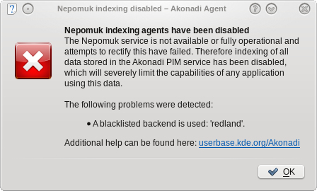 kde 4.4 akonadi redland