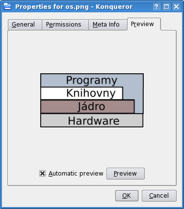 kde3.5 kfile preview