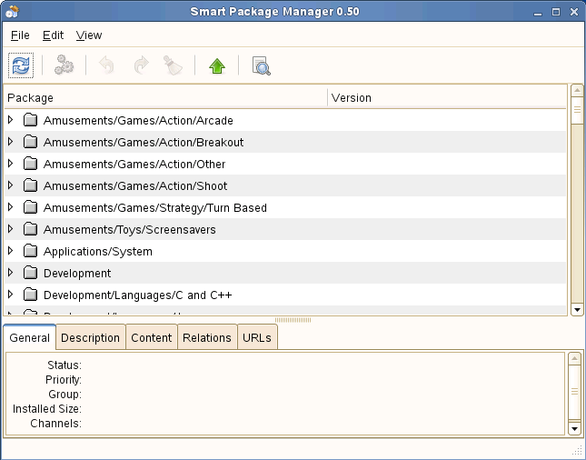 Smart Package Manager: grafická nadstavba systému smart v Suse