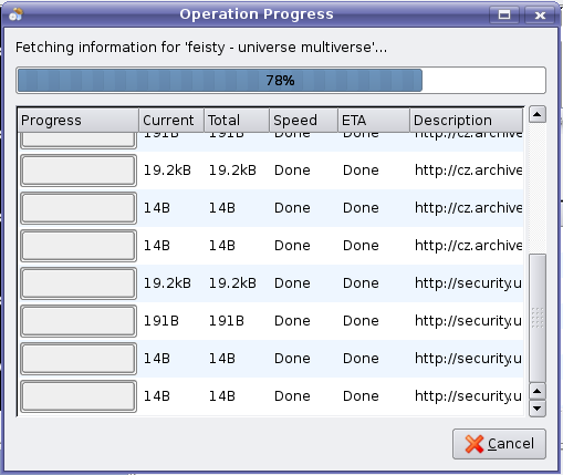 Smart Package Manager: Probíhá update kanálů