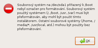 ubuntu 7.10: boot-format