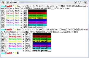 barvy xterm