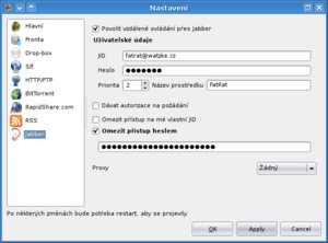 fatrat jabber_settings