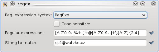 Qt 4 Regulární výrazy