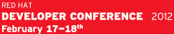 Logo akce Red Hat Developer Conference 2012