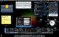 Chyby v GUI v (KDE 4.3) Mac OS X, obrázek 1