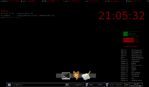 Eee 900a, Debian