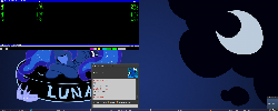 Debian, Fluxbox, Luna