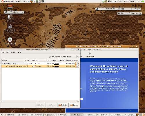 Ubuntu 8.10 ako virtualizačný desktop
