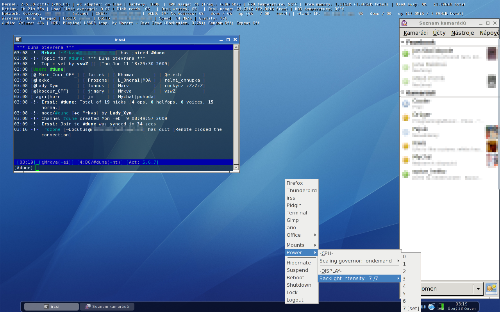 Arch - openbox, conky, tint2, xcompmgr