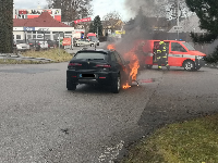 Alfa Romeo 156 Crosswagon v plamenech