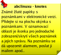 KNotes, obrázek 1