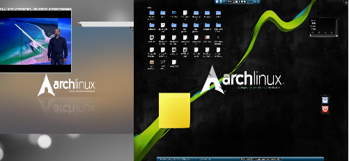 Archlinux x86_64 KDE  4.2.2-1/2