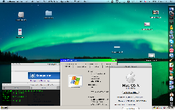 Mac OS X, Win XP, KDE 4