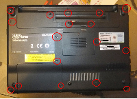 SONY VAIO VPCEA1S1E Disassembly, obrázek 1