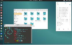 Debian + PopOS Theme