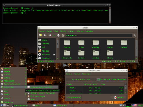Fedora 15 LXDE