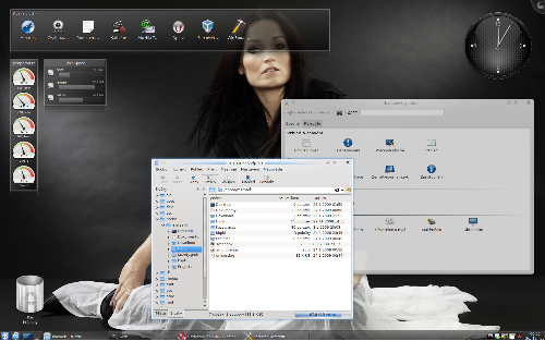Krása nových KDE 4.2 - Oxygen, Silicon