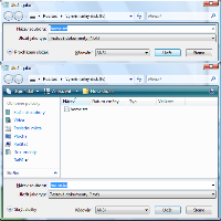 File dialog ve Windows Vista, obrázek 1