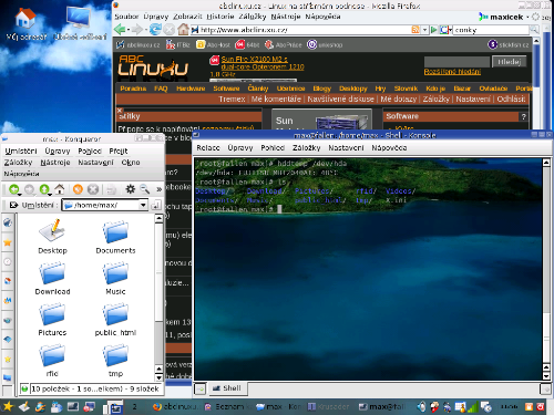 KDE 3.5.9 - notebok
