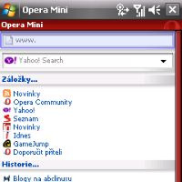Opera Mini 4, obrázek 1