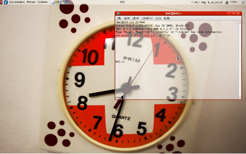 Fedora 10, GNOME..-)