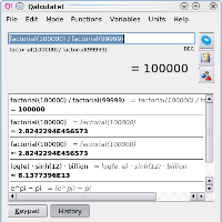 Qalculate!, nejvíc nejlepší kalkulačka, obrázek 2