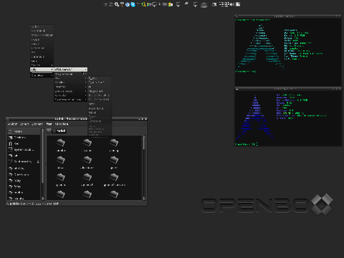 tmavý openbox