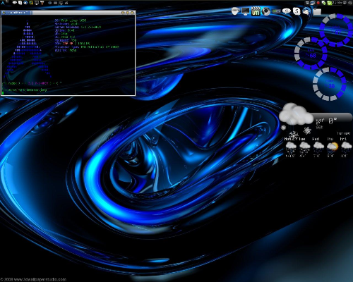 modrá je dobrá xfce arch