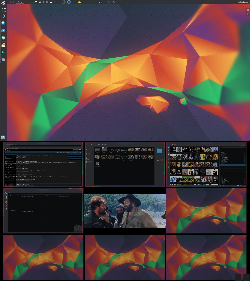Arch Linux / Plasma 5 / Breeze Dark / Level2