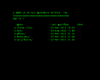 Geekovský server listing, obrázek 2