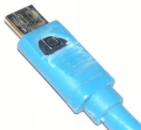 fixed micro USB cable