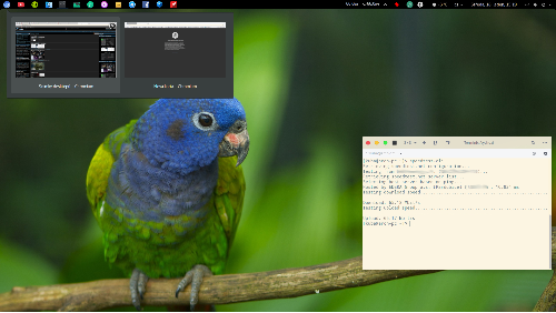 stále Arch a GNOME 3.22 + dash-to-panel