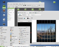 MATE na Linux Minte Lisa
