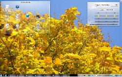 Podzimní nálada - Debian sid, KDE 4.4.5
