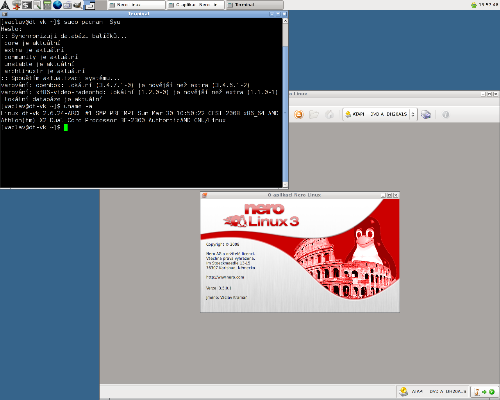 Openbox, lxpanel, Clearlooks