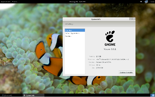 Clean Design: Gnome Fallback