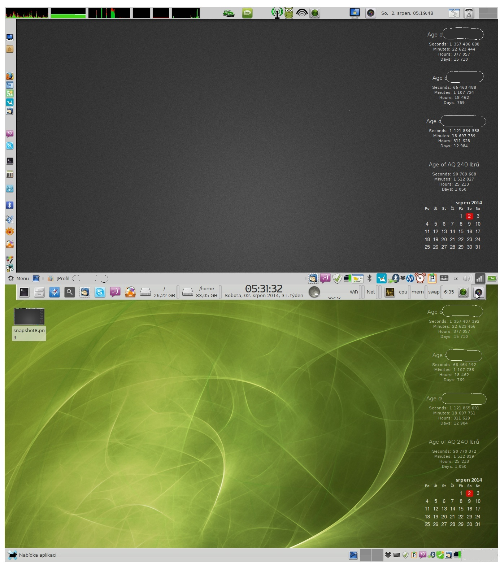 Linux Mint mate 17 (hlavní) + XFCE4