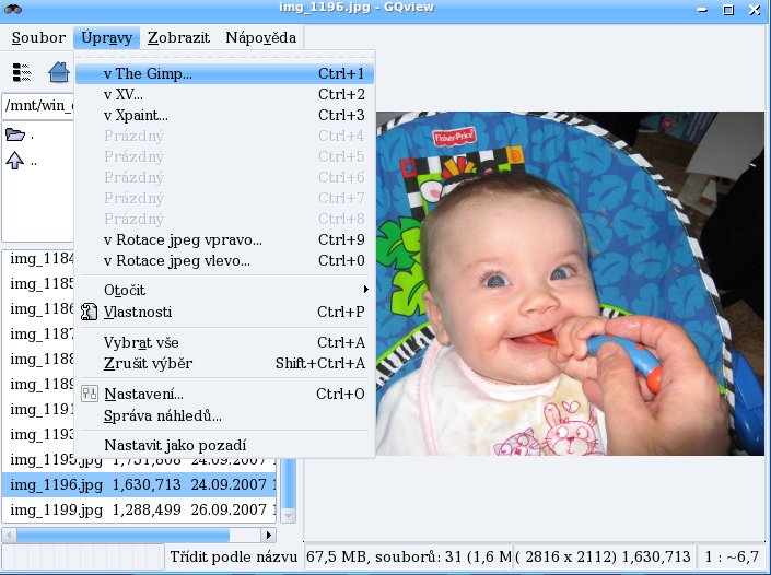 GQview, obrázek 2