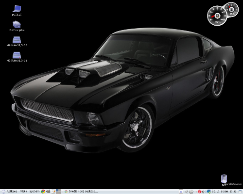 black mustang