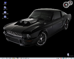 black mustang