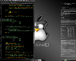 Gnome+SlicknesS-black+conky